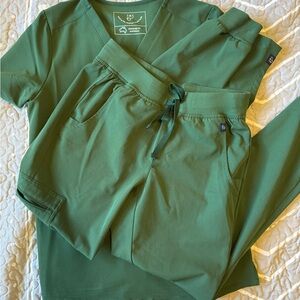 Dr Woof Green Scrub Set - XXS / XS